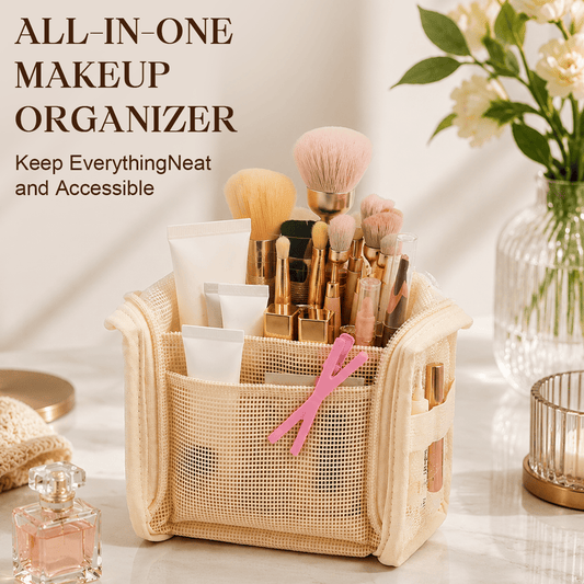 ⏰ Limited-Time Deal | Portable Stand-Up Makeup & Toiletry Organizer Bag