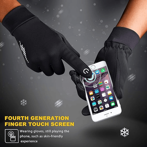 Winter Gloves ACE 2 Women Men Ski Snow Gloves Liner Thermal Warm Touch Screen, Suit for Running, Cycling, Biking, Hiking, Driving, Walking, Typing, Freezer Work, Sports, Soccer, Shooting, Gaming 102