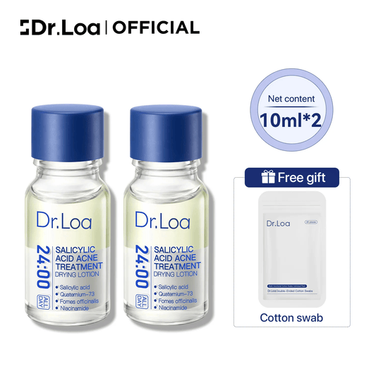 Dr.Loa 24H Acne & Pimple Treatment Drying Lotion 1 | SalicylicAcid +Sulfur +Niacinamide | ViralProduct | Inflammation Relief, PostBlemish Care & High Pressure Pimple Relief