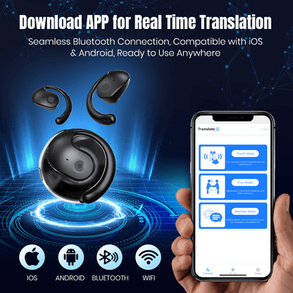 Dafeila™ Hearlingo AI Translation Bluetooth Earphones