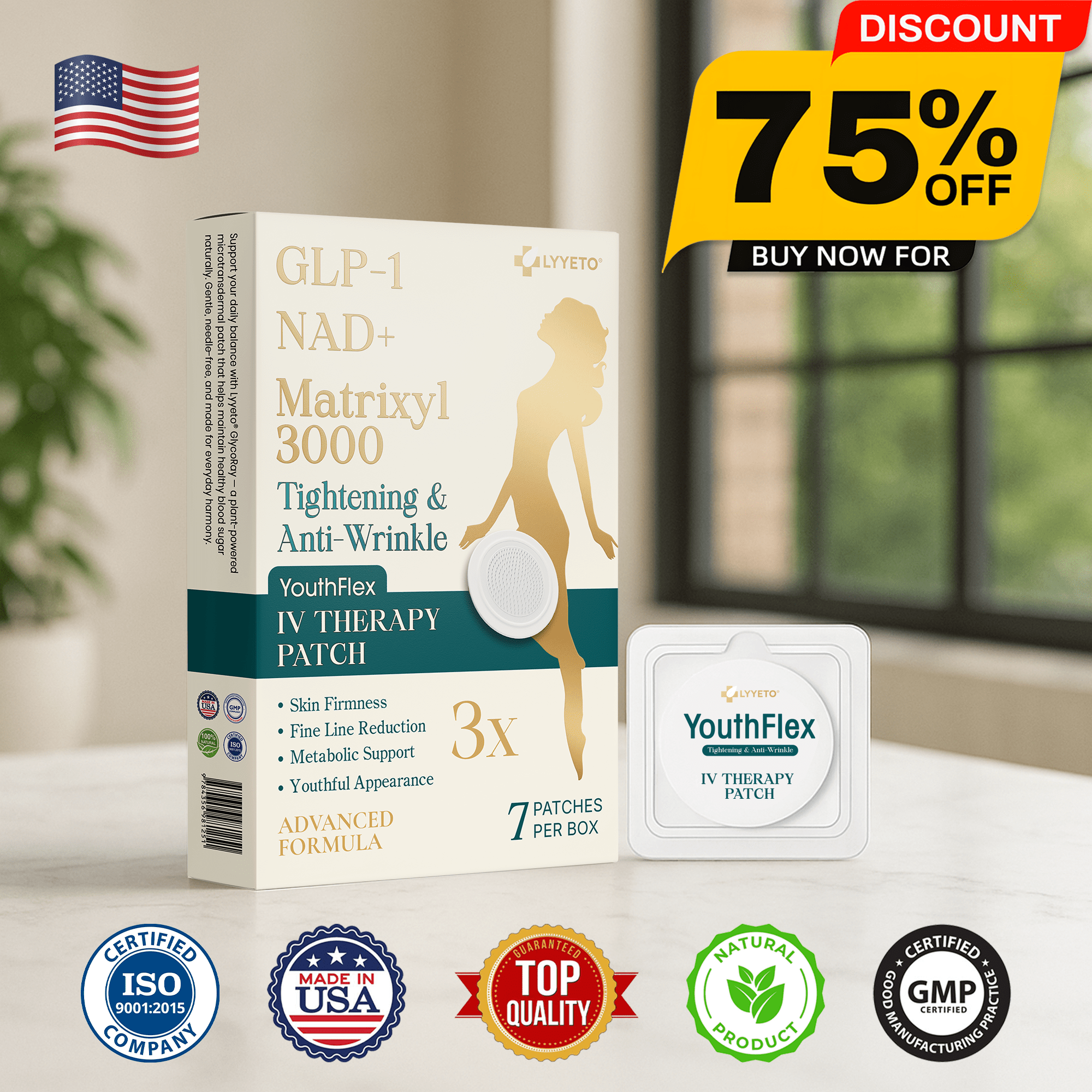 Lyyeto® YouthFlex Deep Firming & Wrinkle Rejuvenation Patch