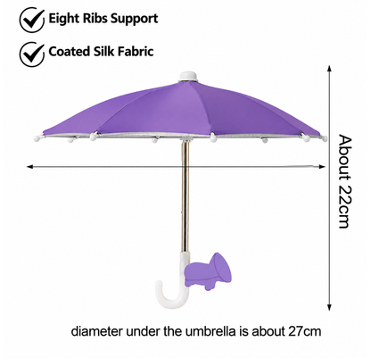Universal Adjustable Phone Umbrella & Suction Cup Stand