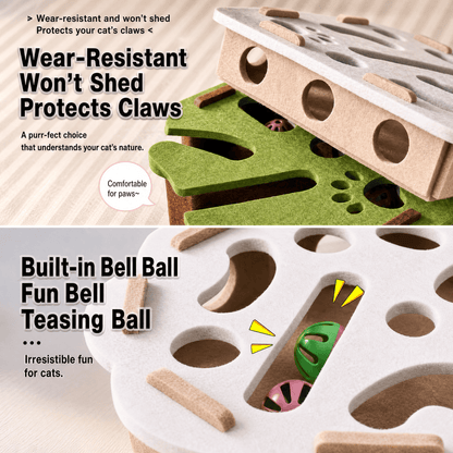 🐱Cat Toy Box with Interactive Maze
