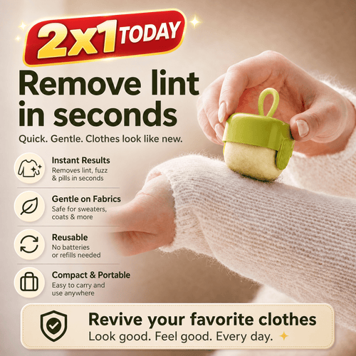 Remove pet hair from your clothes in seconds with no effort  🐶 (Buy 1, Get 1 Free TODAY)