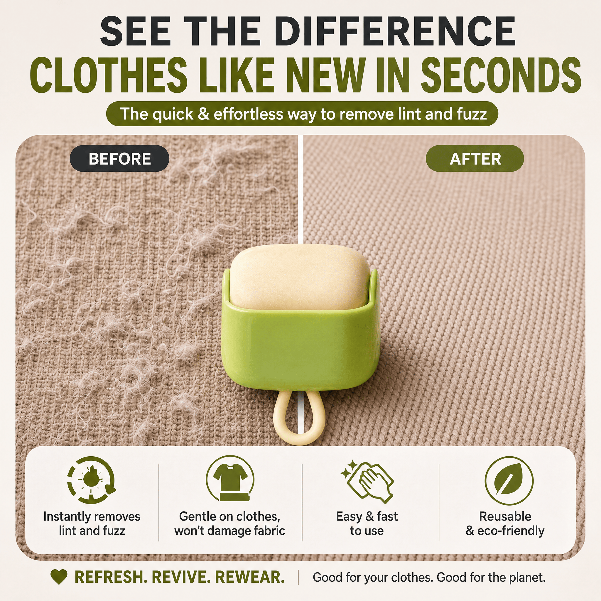 Remove pet hair from your clothes in seconds with no effort  🐶 (Buy 1, Get 1 Free TODAY)