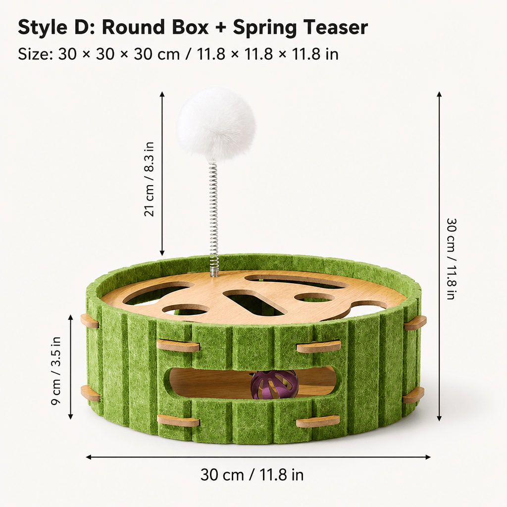 Round Box + Spring Ball