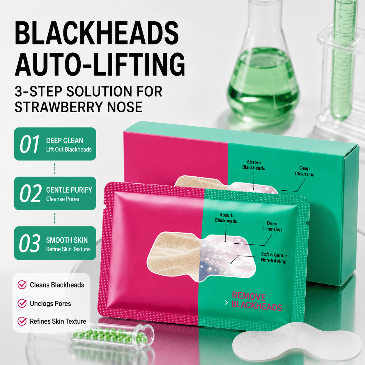 Pore Cleansing Bubble Nose Mask