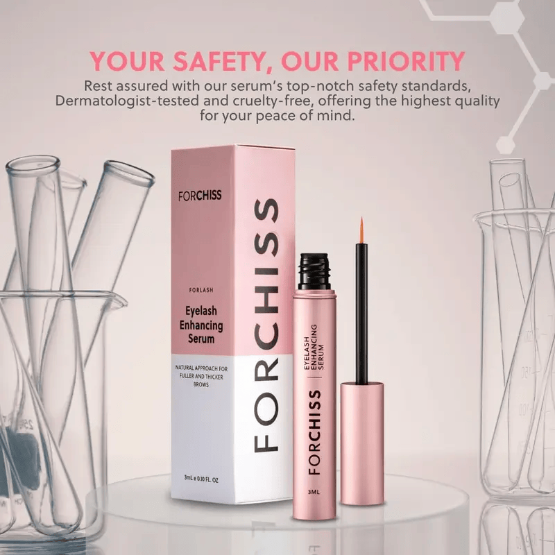 FORCHISS Eyelash Enhancing Serum with Powerful Peptides & Plant Botanicals for Thinning Lashes 3ML Makeup Cosmetic