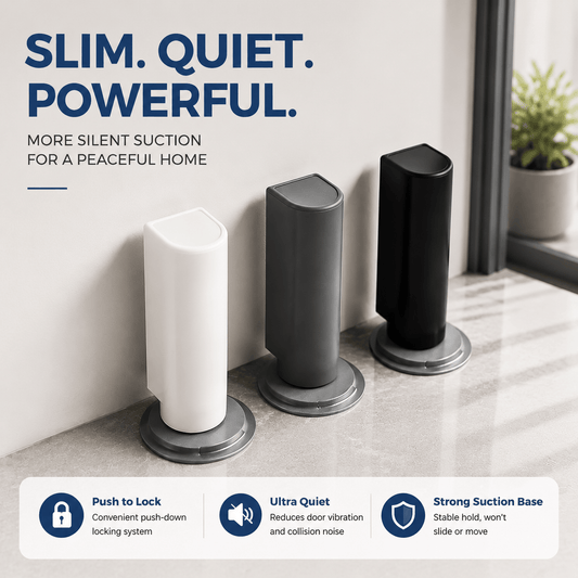 Ultra-thin magnetic door stopper