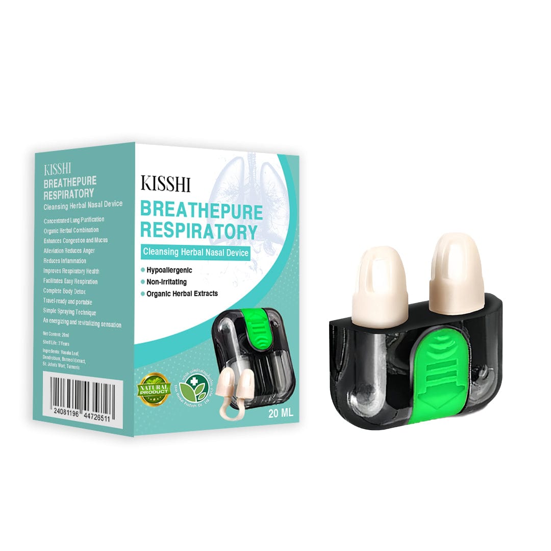 KISSHI™️ BreathePure Respiratory Cleansing Herbal Nasal Device💡