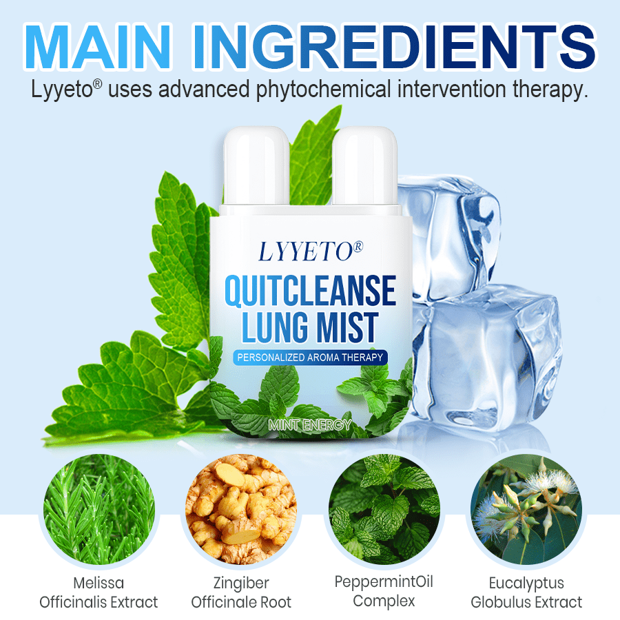 Lyyeto® QuitCleanse Lung Mist ACE — Break Free From Cigarettes in 21 Days
