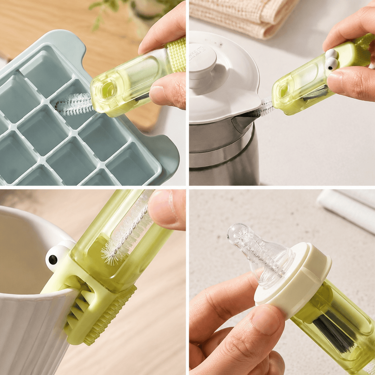 Crocodile Design 3-in-1 Cleaning Brush (3pc)