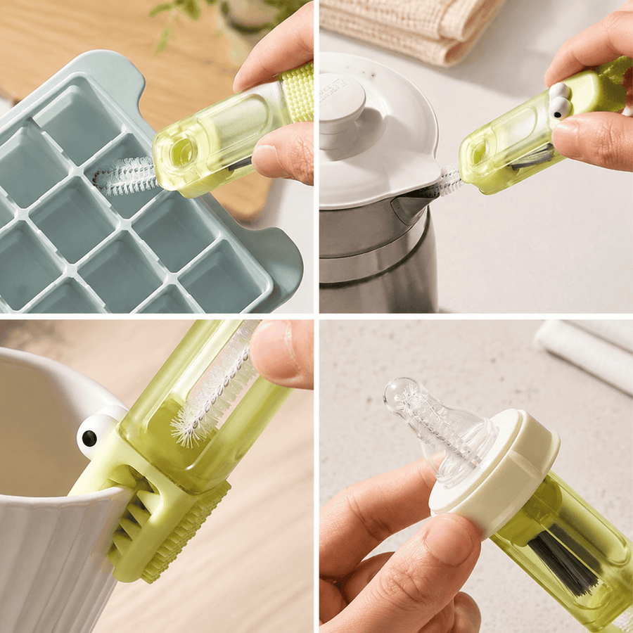 Detail cleaning brush for kitchen grooves