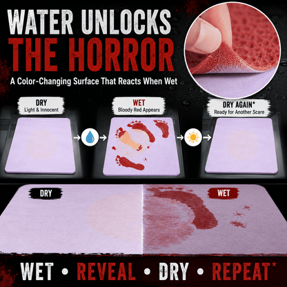 Water-Activated Bloody Bath Mat- 🩸Buy one get one free