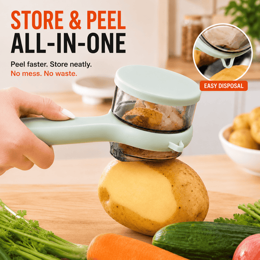 PeelKeeper-Keep Every Peel. Keep Your Kitchen Clean.Vegetable Peeler