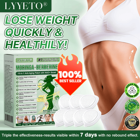Official Store | ☀️☀️Lyyeto® Moringa Berberine + NAD+ 10-in-1 Nano Microneedle Patch(Just once a day, visible changes in 7 days)