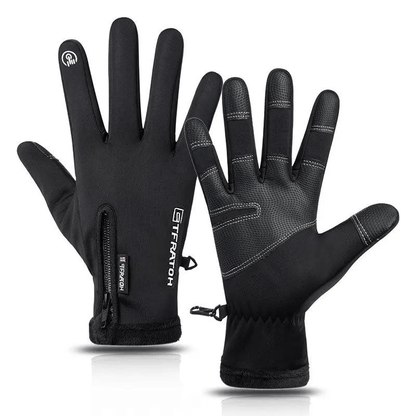 Outdoor Winter Gloves Touchscreen Windproof Full-Finger Fleece Lined for Men Women Sports Travel Daily Activities Unisex ACE 1