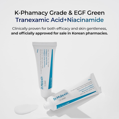 DR.Malexin TX Tranexamic Acid CREAM | Skin freckle Cream, Blemishes, Anti-pigmetation korean skin care | Korean Cosmetics | 1.7 fl oz (50 ml)
