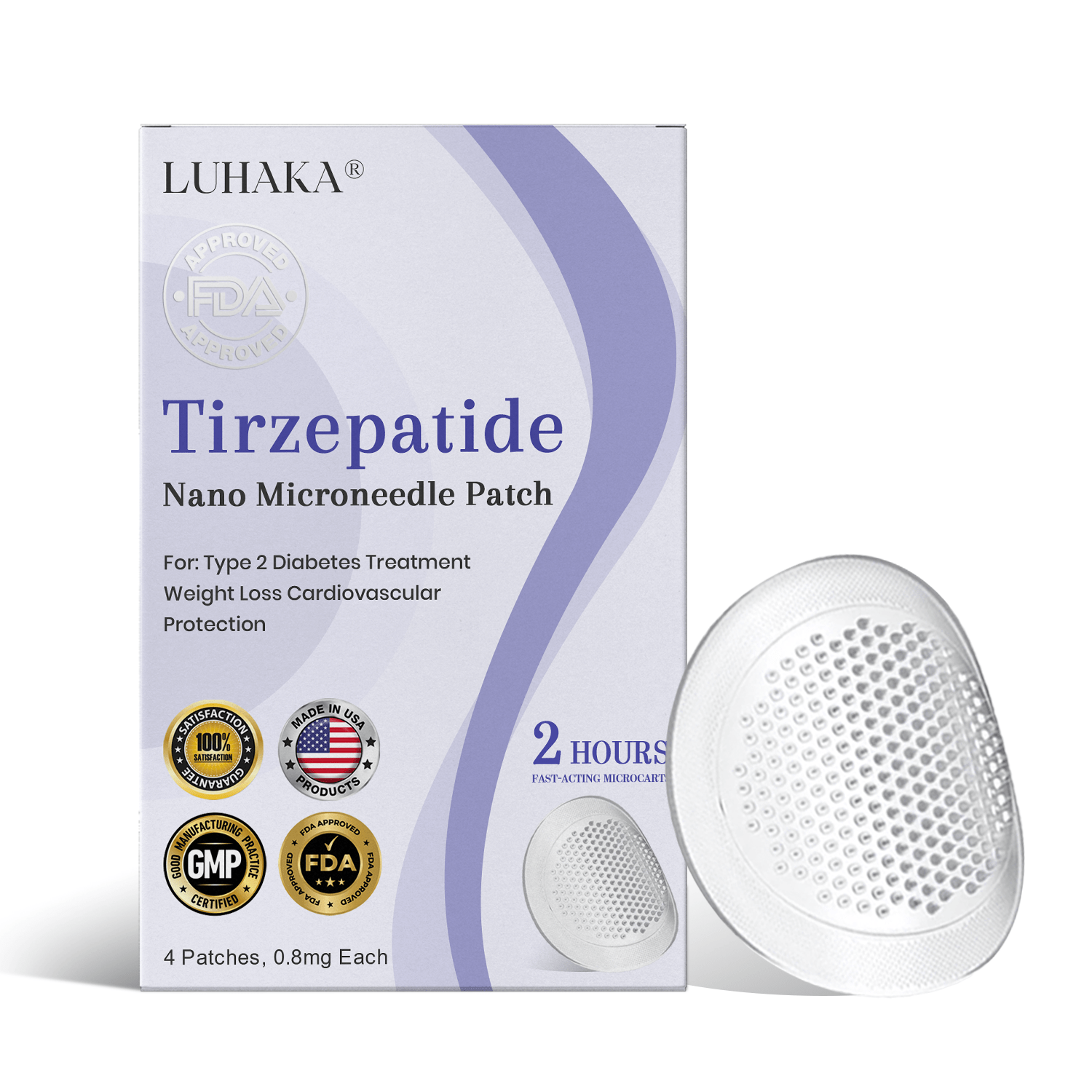 Luhaka® NIDDK-Tirzepatide Nano Microneedle Patch 🎁
