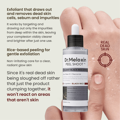 Dr. Meloxin PEEL SHOOT GlowShot Exfoliant Rice Ampoule