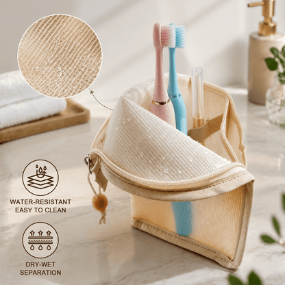 ⏰ Limited-Time Deal | Portable Stand-Up Makeup & Toiletry Organizer Bag