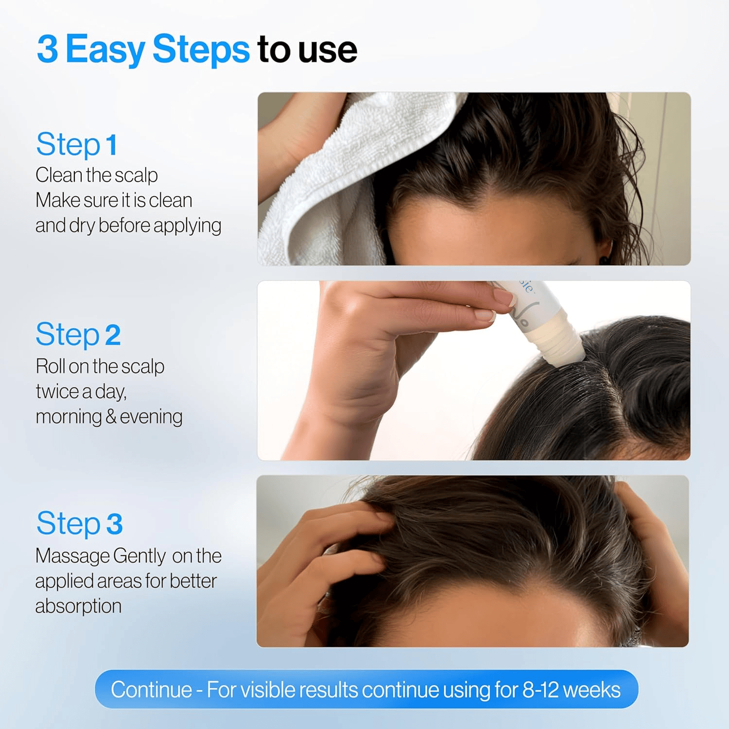 Advanced Hair Growth Serum Roll On (25ml) ACE 2
