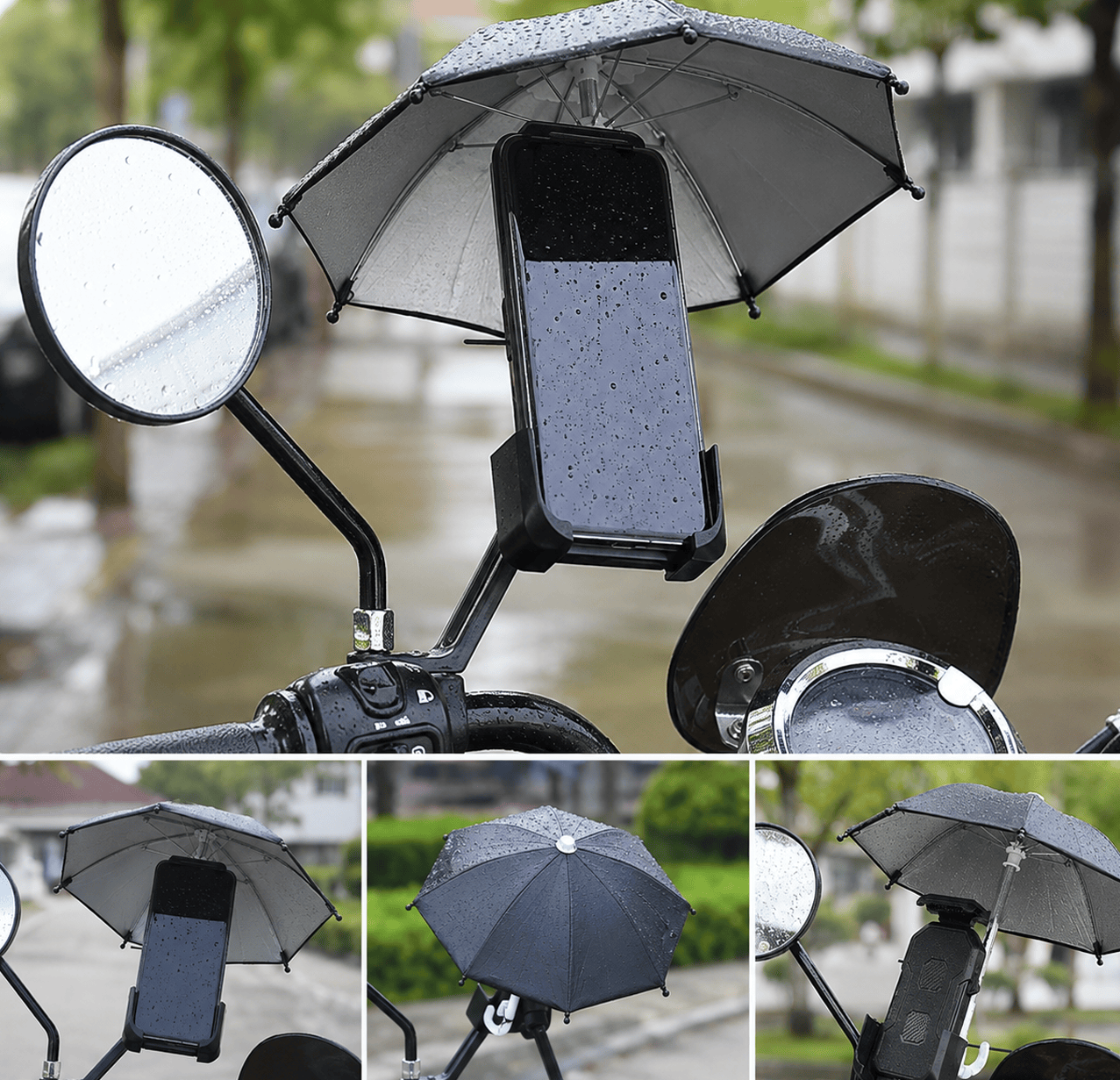 Universal Adjustable Phone Umbrella & Suction Cup Stand