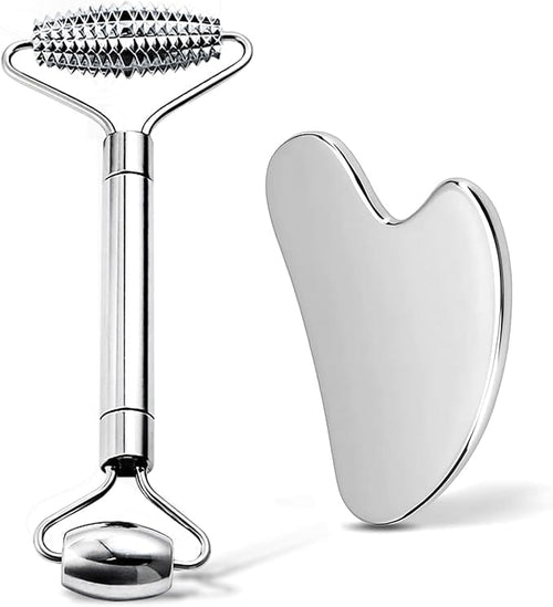 Gua Sha Facial Tools and Face Roller Set