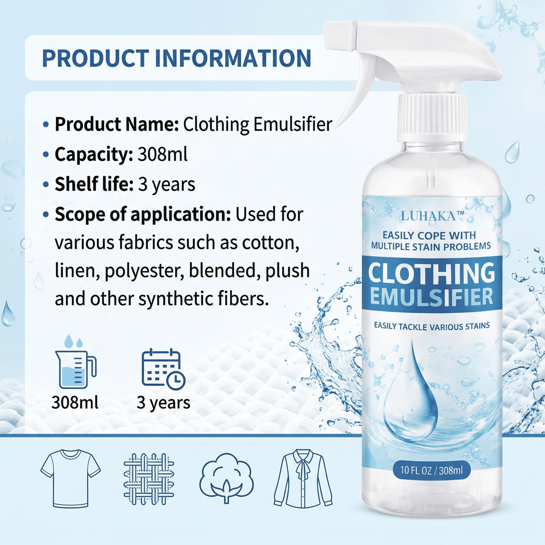 ROSOPL Clothing emulsifier, Non-Ionic Laundry Pre-Treatment - Your Go-To Laundry Cleaner✨
