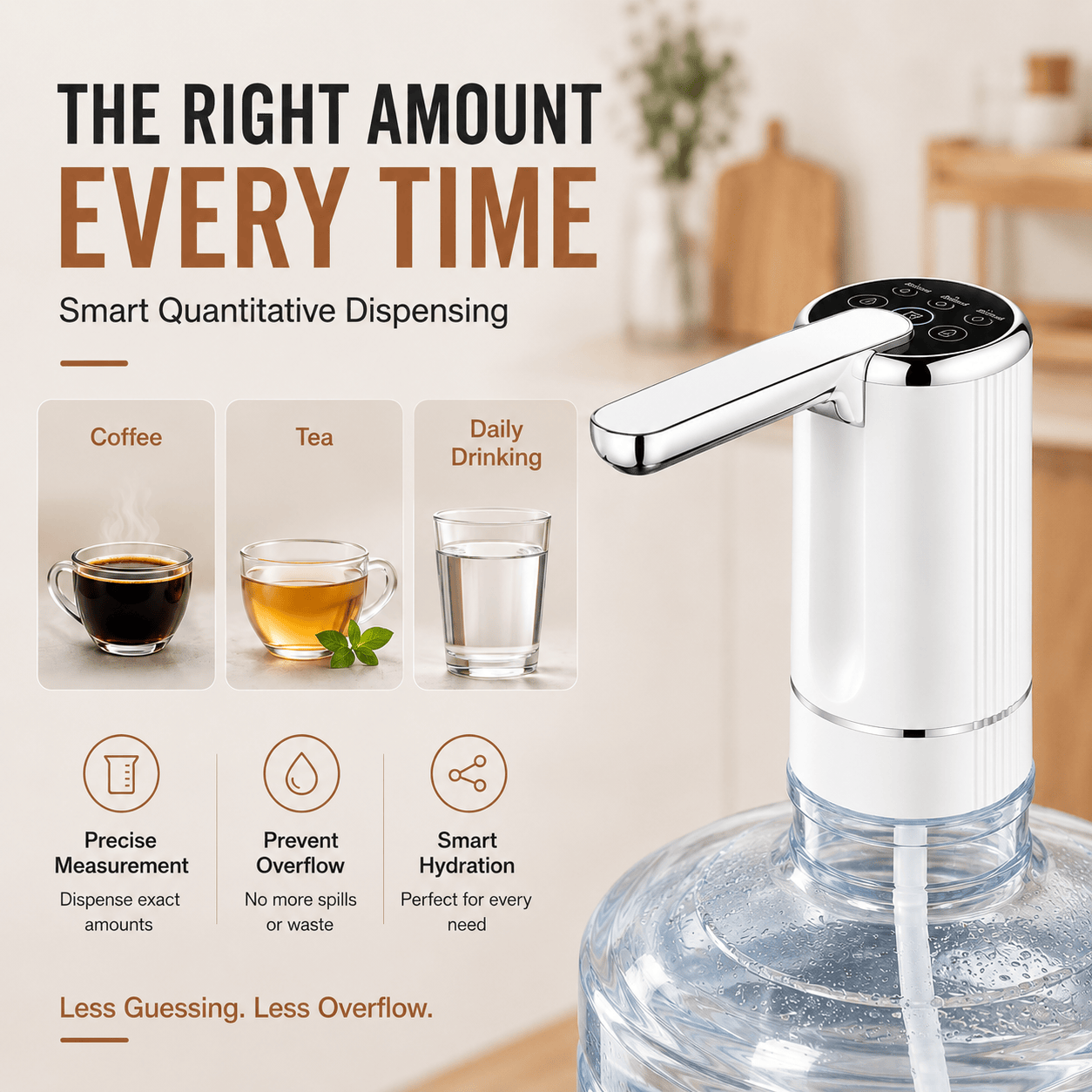 EasyPour Foldable Water Bottle Pump