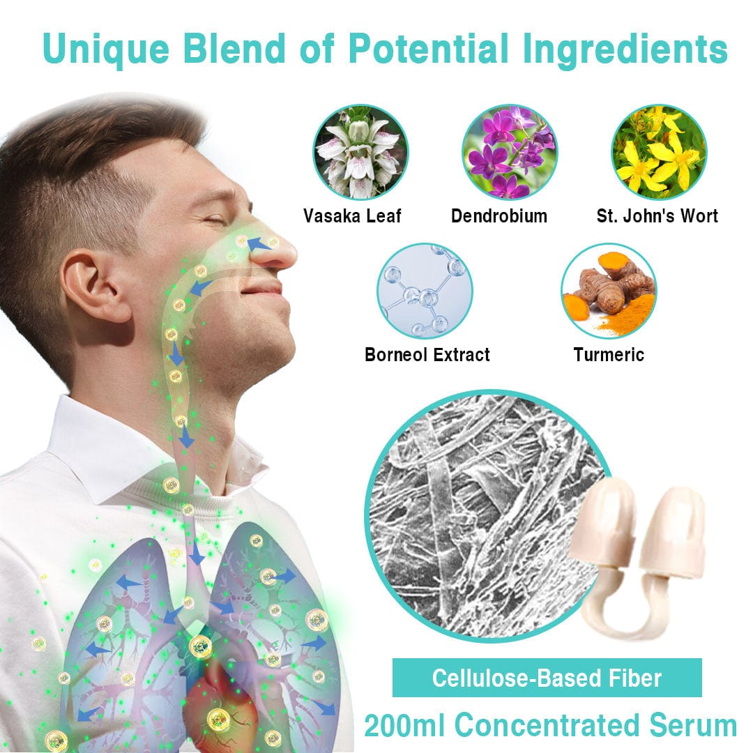 KISSHI™️ BreathePure Respiratory Cleansing Herbal Nasal Device💊