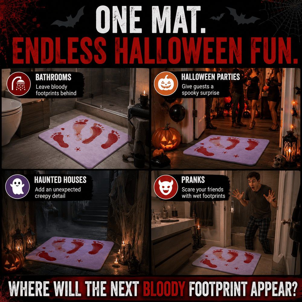 Water-Activated Bloody Bath Mat- 🩸Buy one get one free