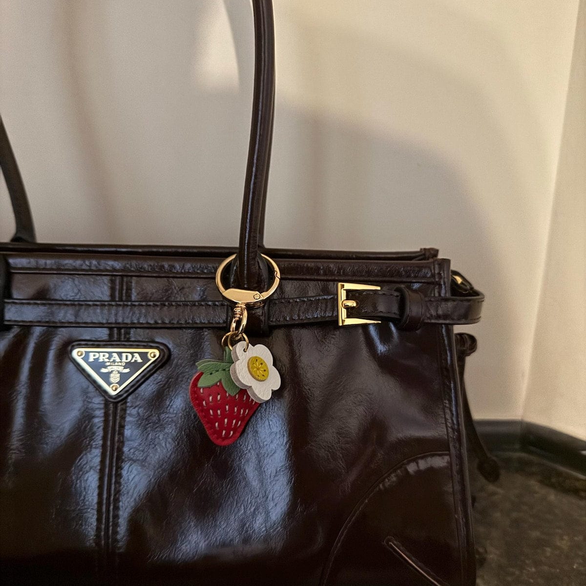 Cilifer®🍊🌼Leather Fruit And Flower Key Fob D01