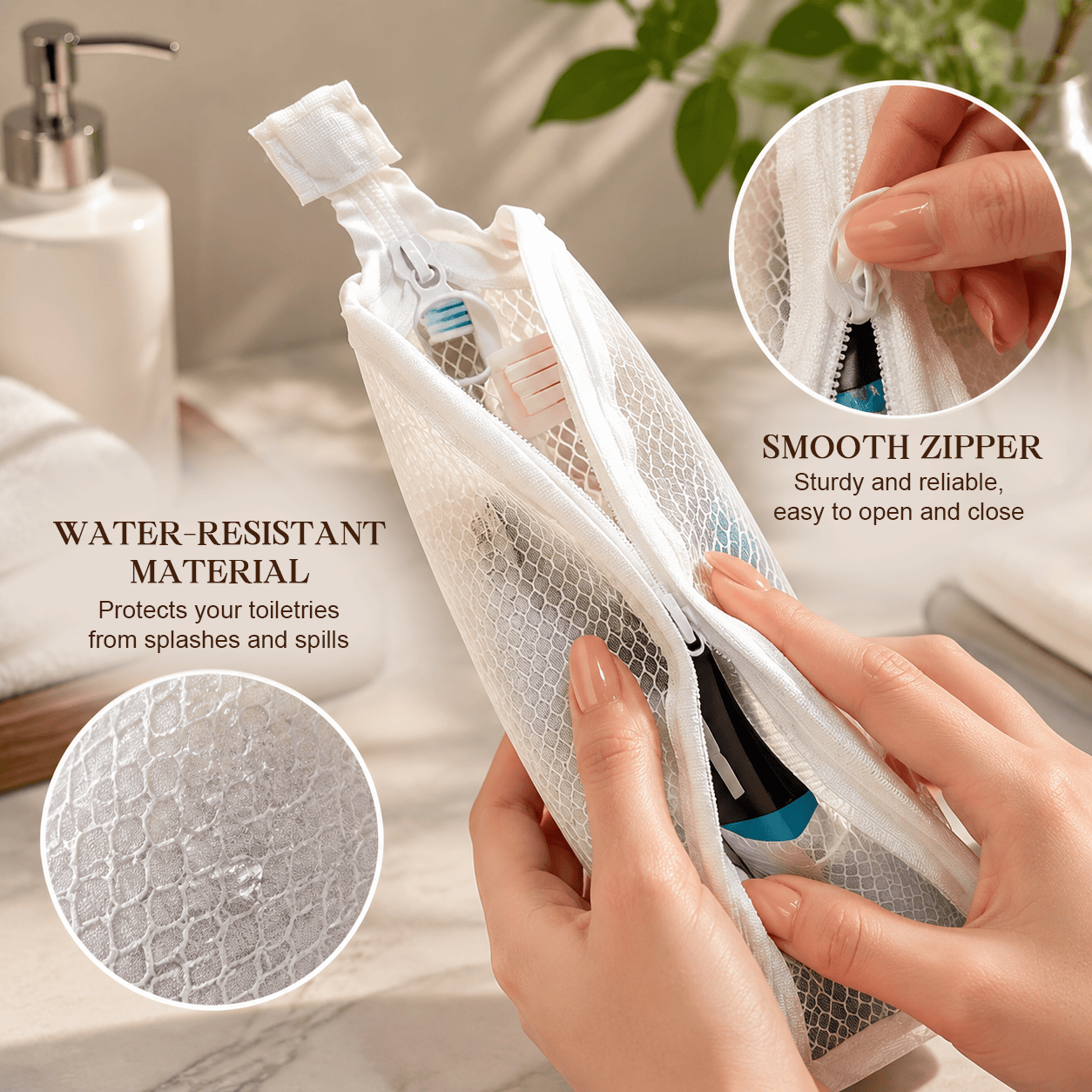 ⏰ Limited-Time Deal | Portable Stand-Up Makeup & Toiletry Organizer Bag