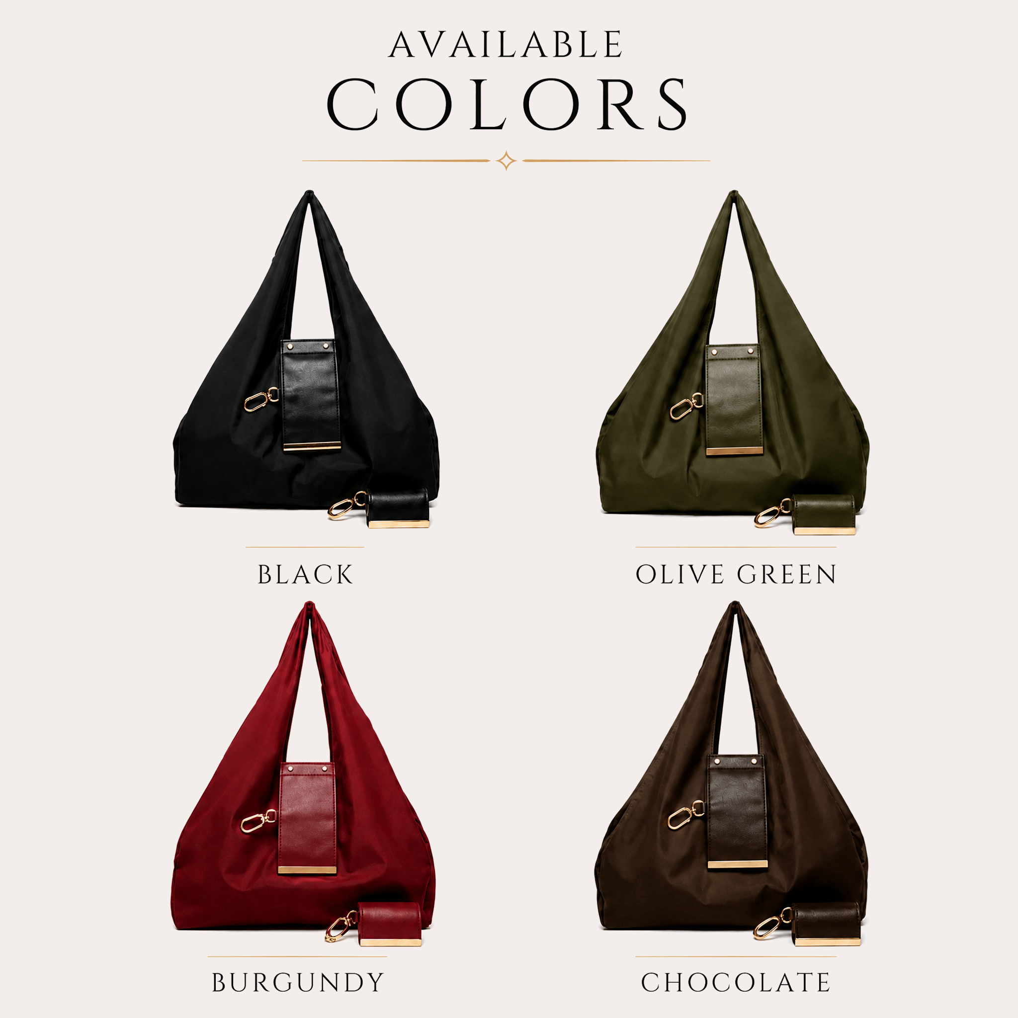 🔥 50% OFF ✨Stylish vegan leather handbags and keychains✨