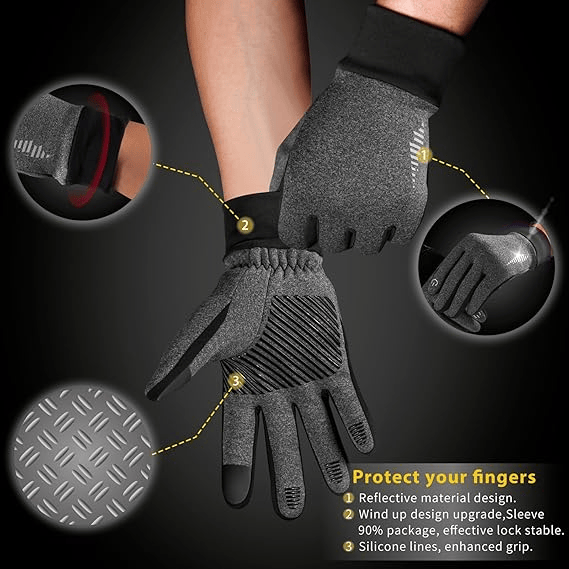 Winter Gloves ACE 2 Women Men Ski Snow Gloves Liner Thermal Warm Touch Screen, Suit for Running, Cycling, Biking, Hiking, Driving, Walking, Typing, Freezer Work, Sports, Soccer, Shooting, Gaming 102