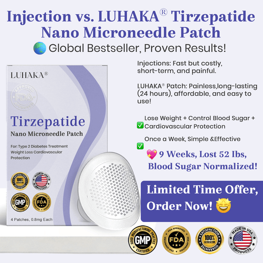 Luhaka® NIDDK-Tirzepatide Nano Microneedle Patch 🎁
