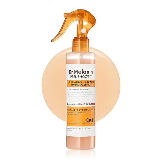 Dr. Meloxin Body Peel Shot Spray Face Peeling Kojic Acid Turmeric Spray 200ml