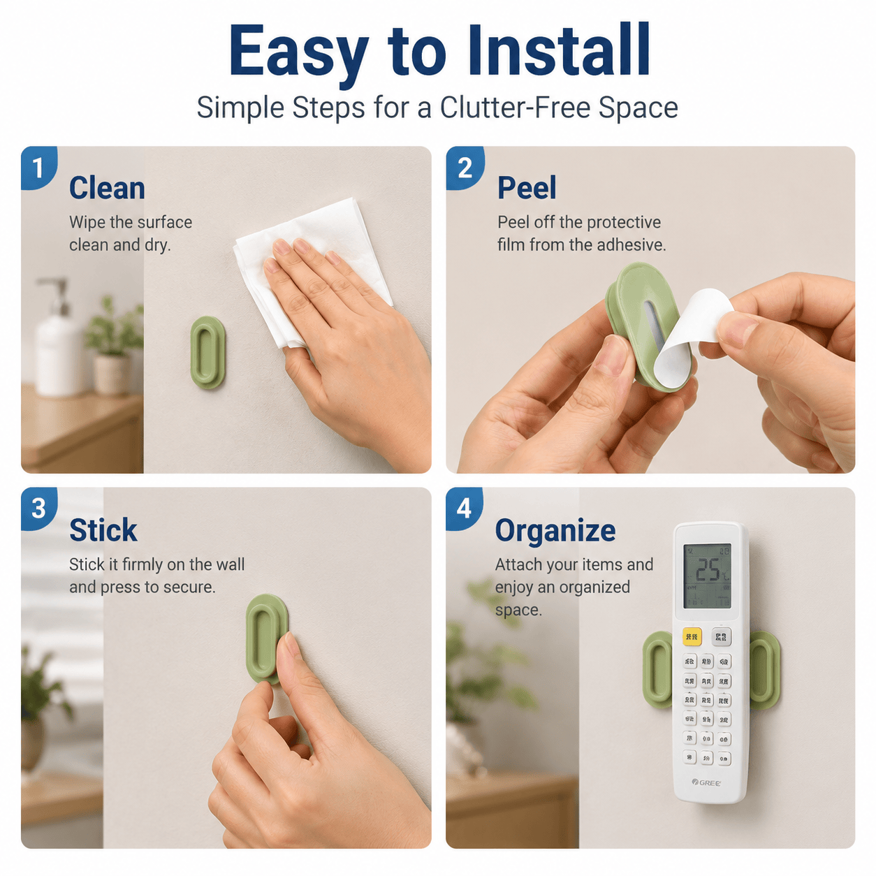 Magnetic Silicone Wall Organizer