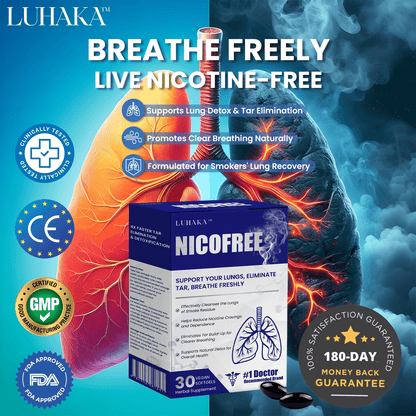 Luhaka™ Nicofree Tar Removal & Quit Smoke Support Ultra