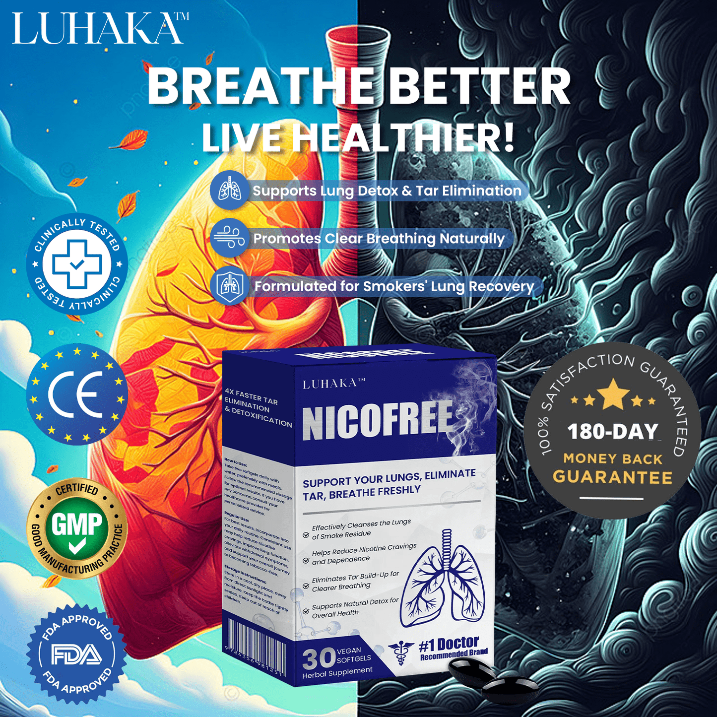 Luhaka™ Nicofree Tar Removal & Quit Smoke Support_Ultra09