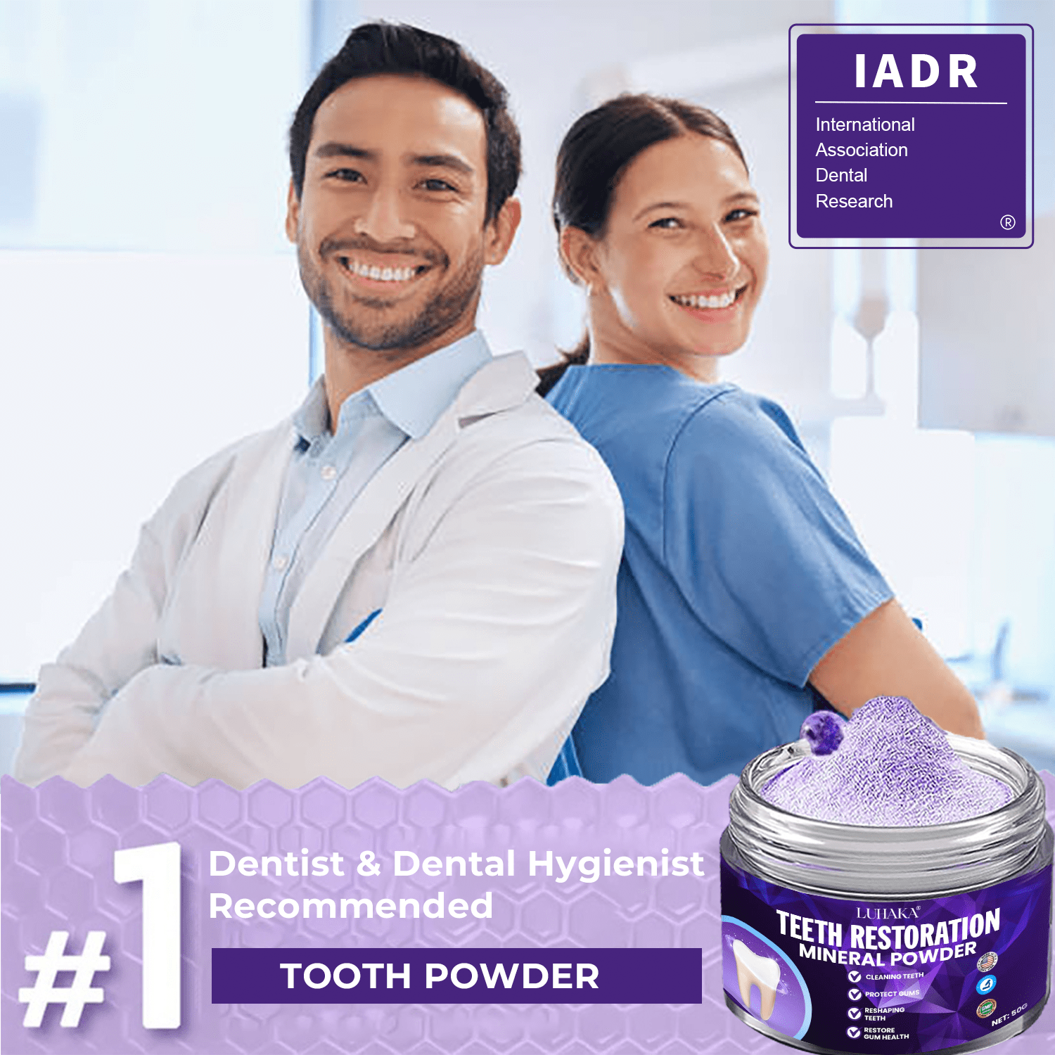LUHAKA® Dental Repair Mineral Powder