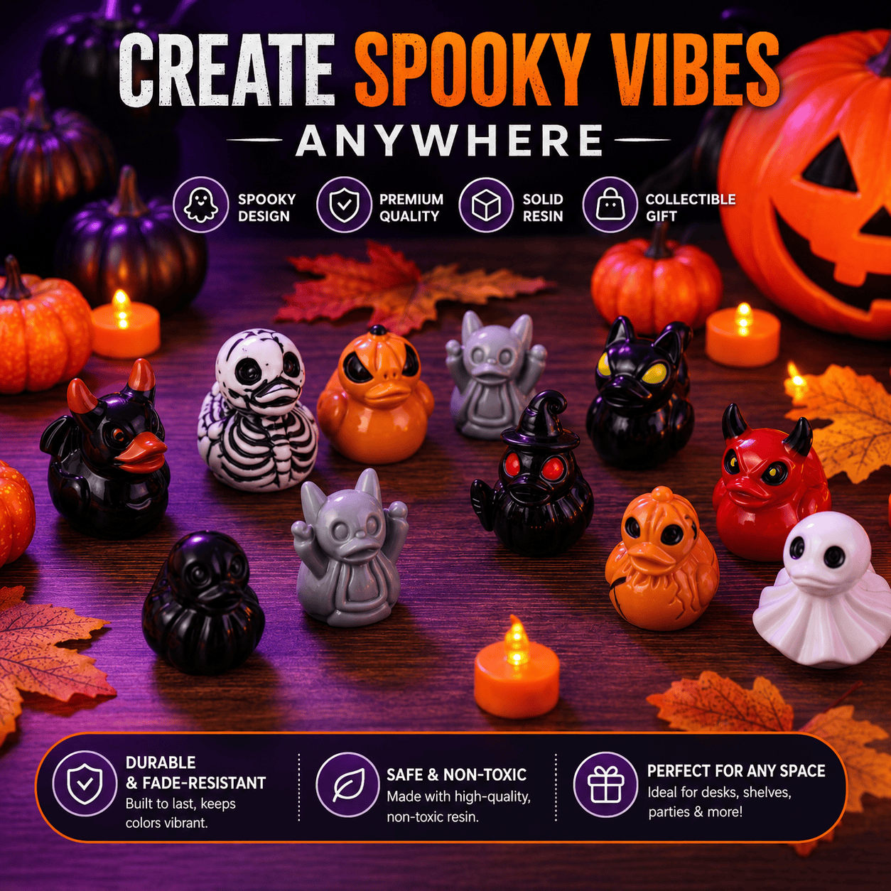 SPOOKY POP MINI HALLOWEEN DUCKS