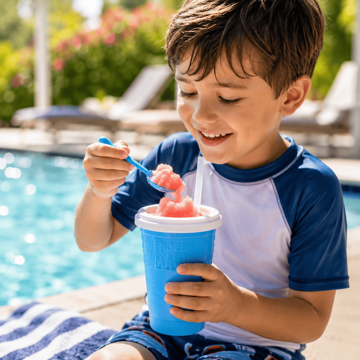 Freeze and Squeeze Homemade Slushy Cup