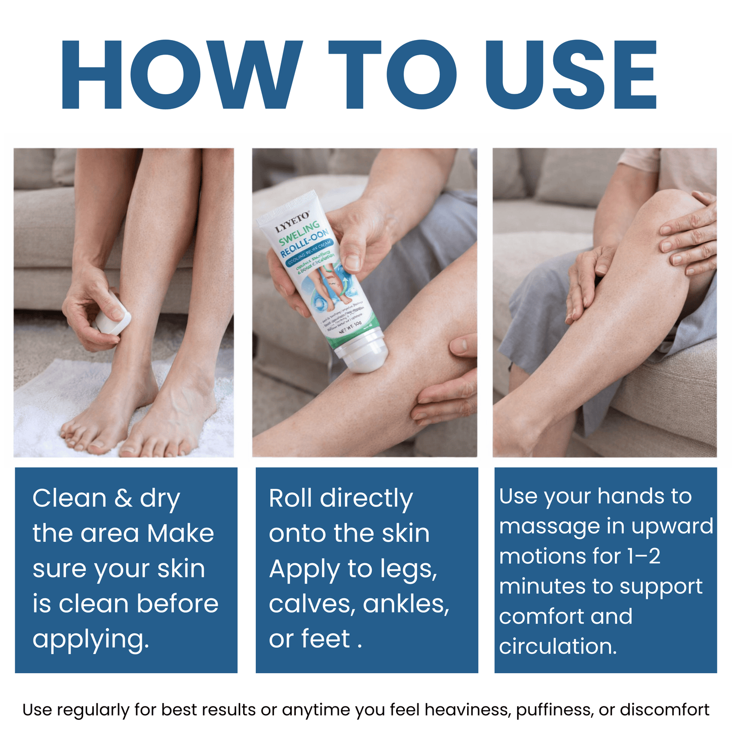 Lyyeto® Swelling Relief Roll-on Cooling Cream