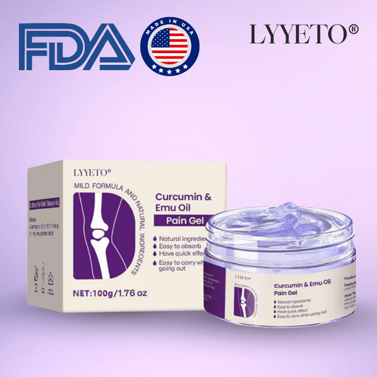 🌿Lyyeto® Curcumin & Emu Oil Pain Gel – 🏥Backed by US Osteopathic Experts