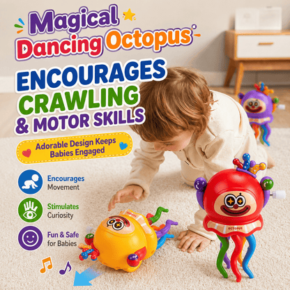 Magical Dancing Octopus Wind-Up Toy for Babies