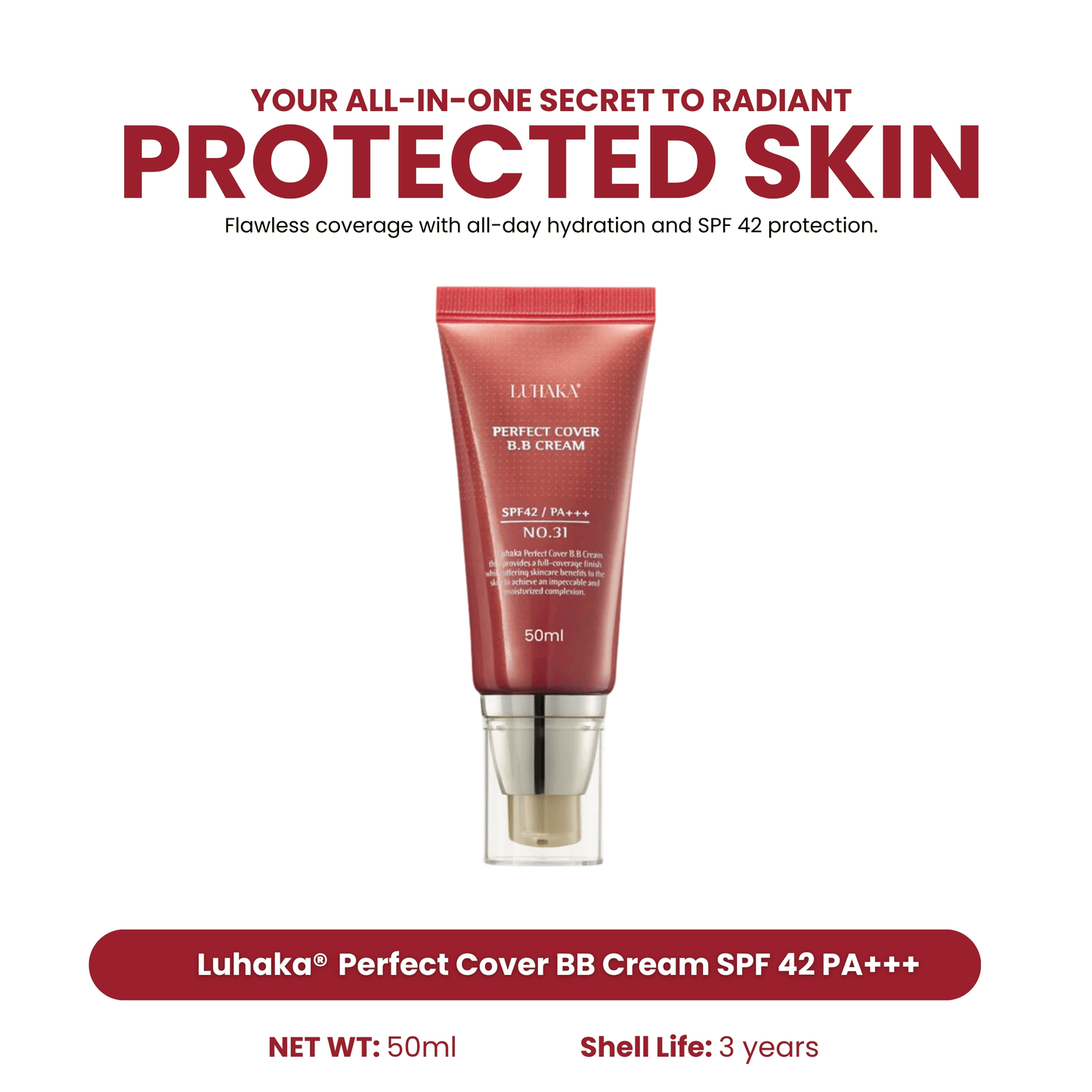 Luhaka® Perfect Cover BB Cream SPF 42 PA+++