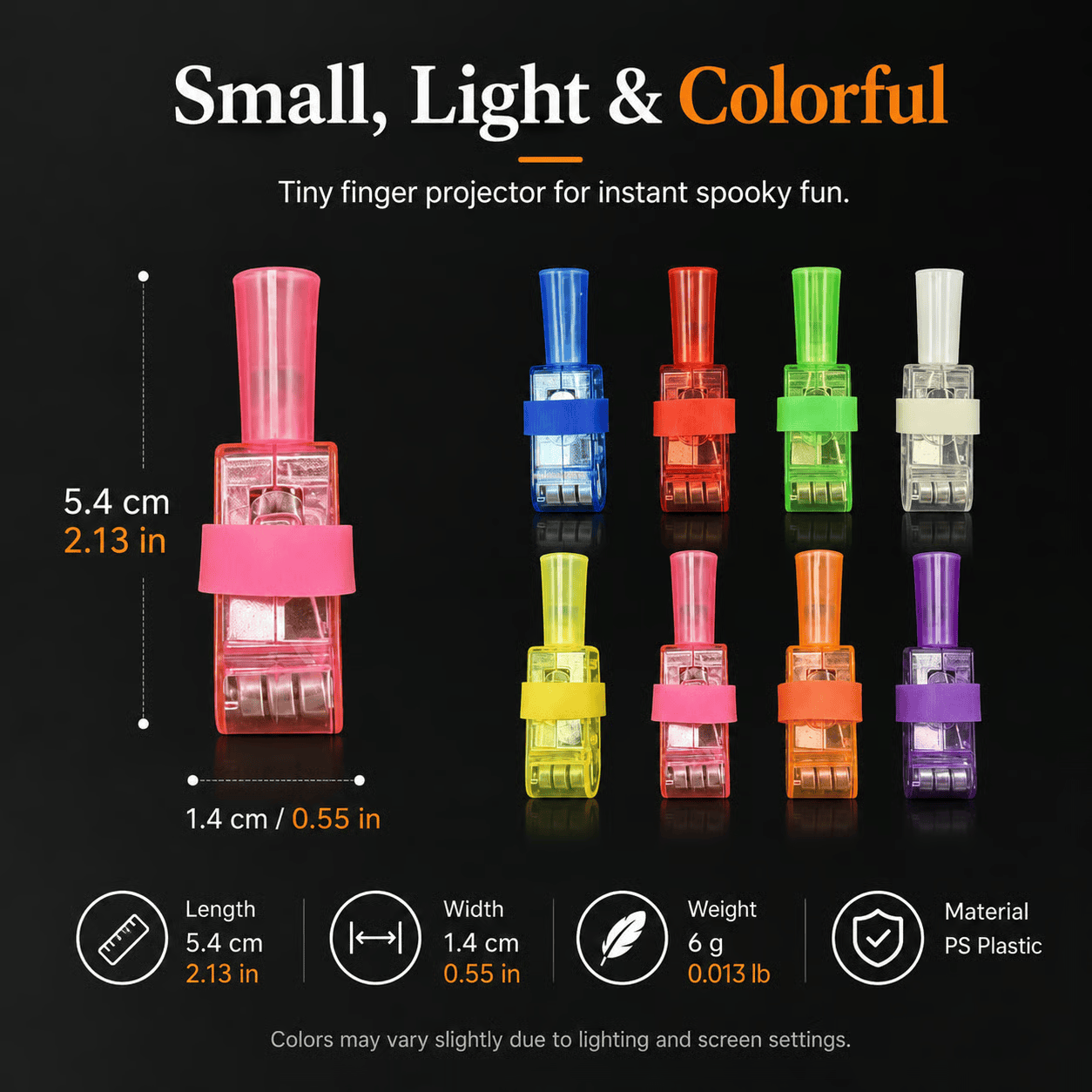 🎃 Halloween Finger Projector Lights – Mini Pattern Projector