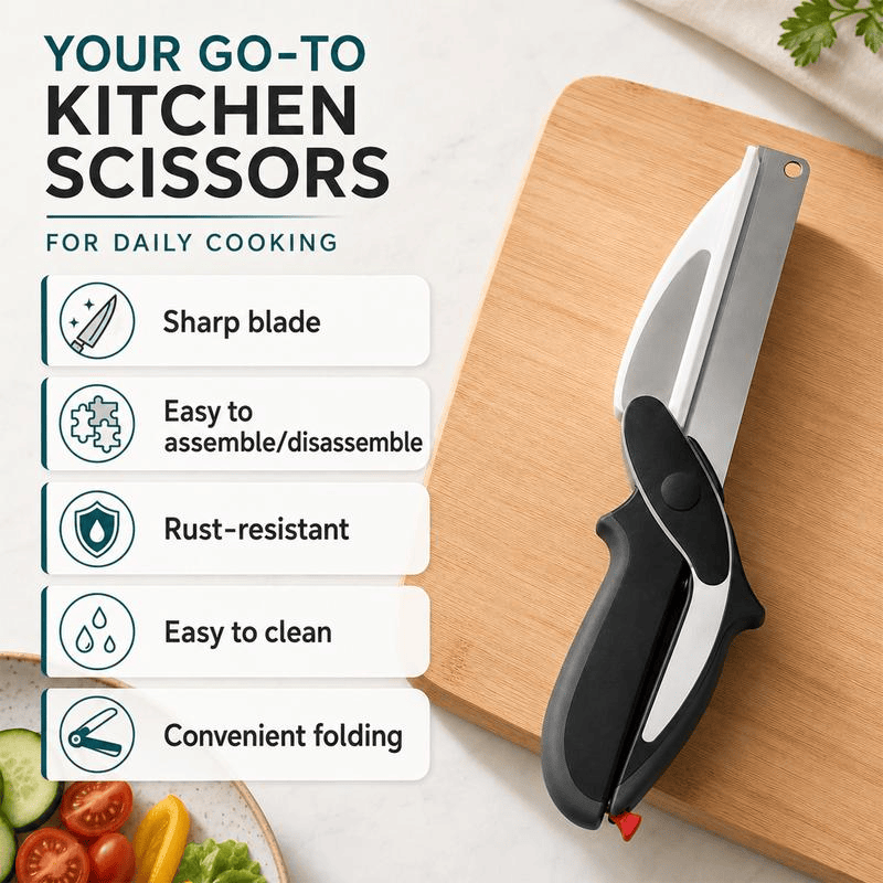 2in1 Stainless Steel Kitchen Shears